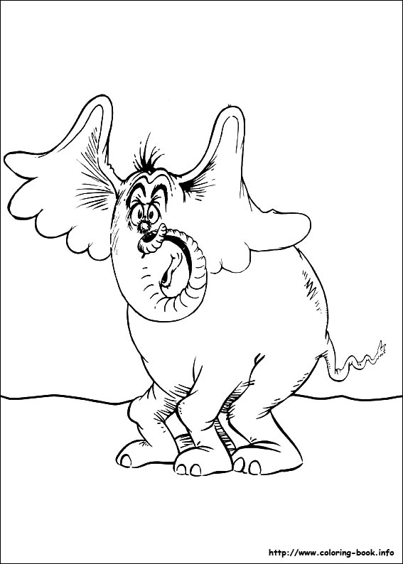 Horton słyszy Ktosia kolorowanki
